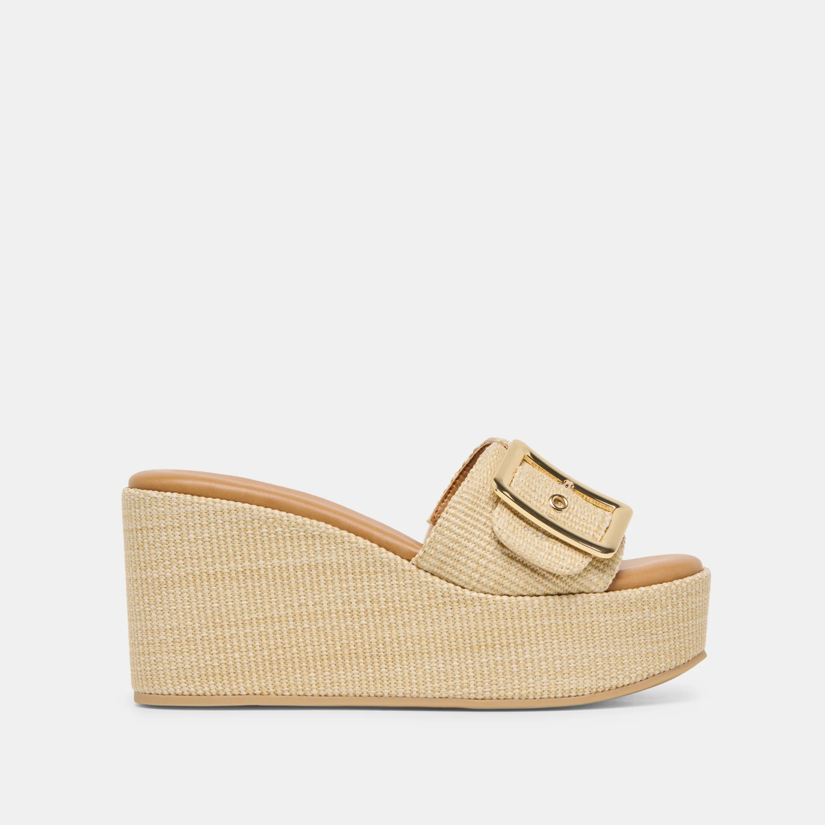 Jillian Wedges - Light Natural Raffia