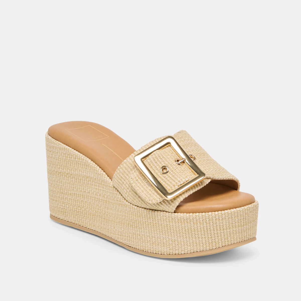 Jillian Wedges - Light Natural Raffia
