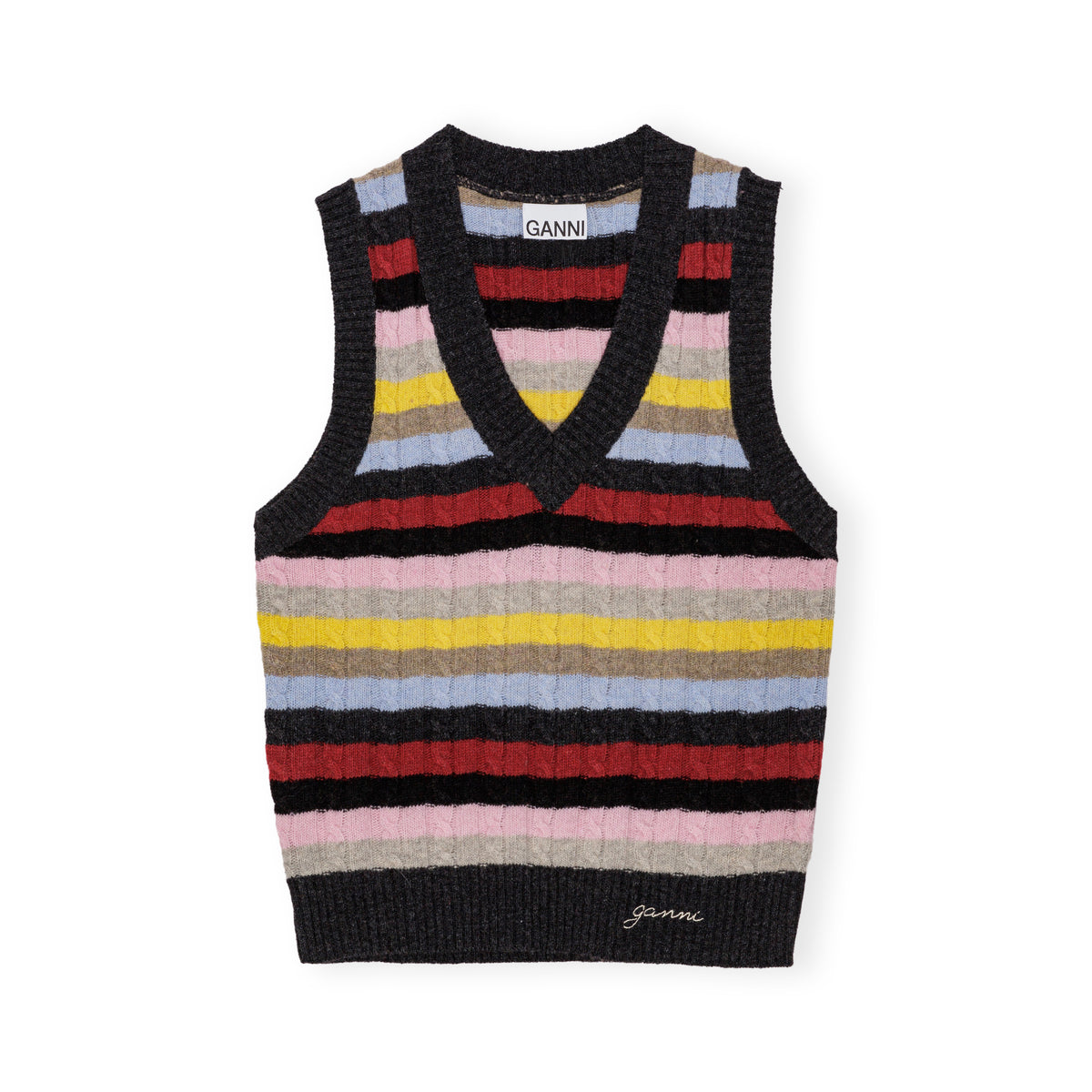 Striped Multicolor Vest