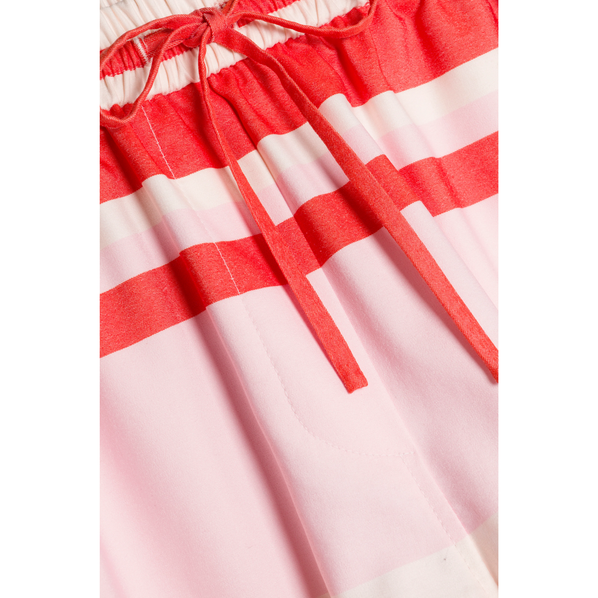 Karleigh Drawstring Shorts - Tulip Stripe