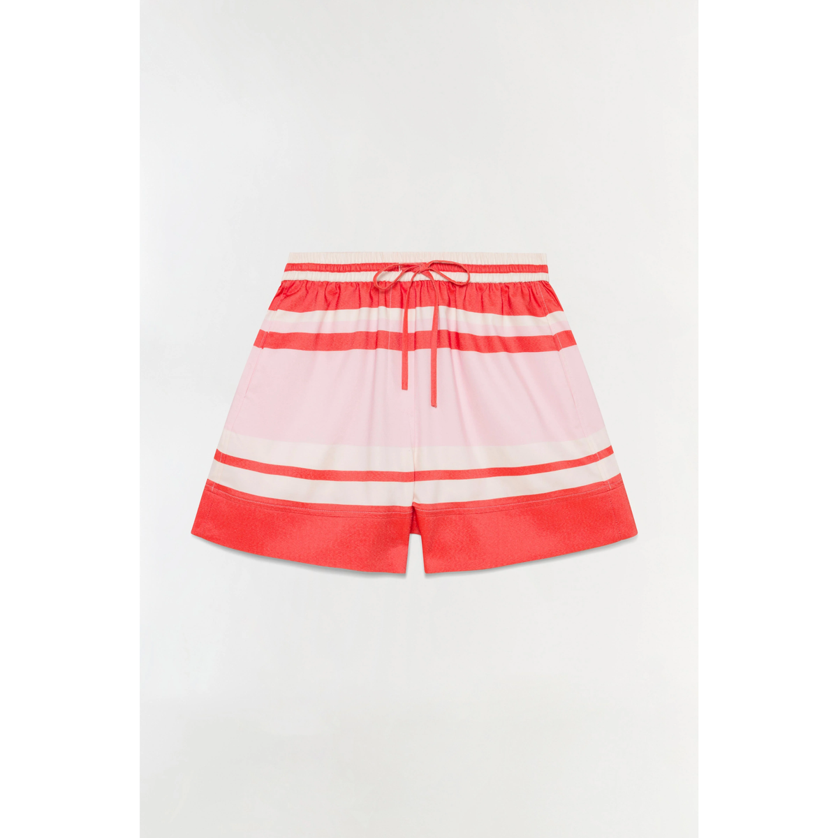 Karleigh Drawstring Shorts - Tulip Stripe