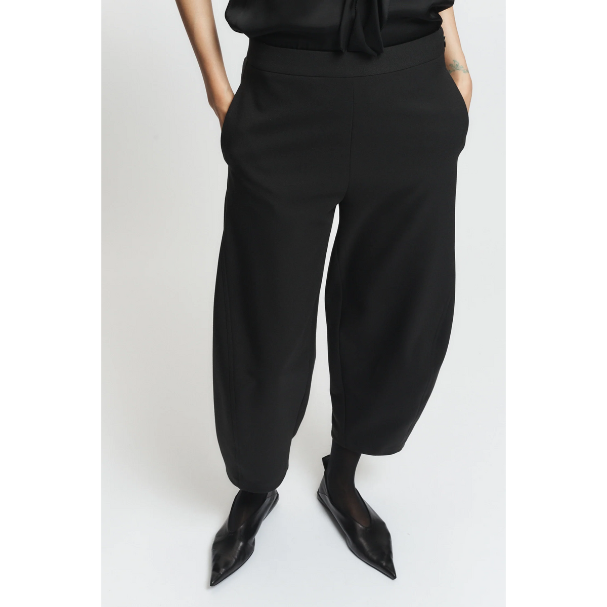 Kelce Barrel Trouser - Black
