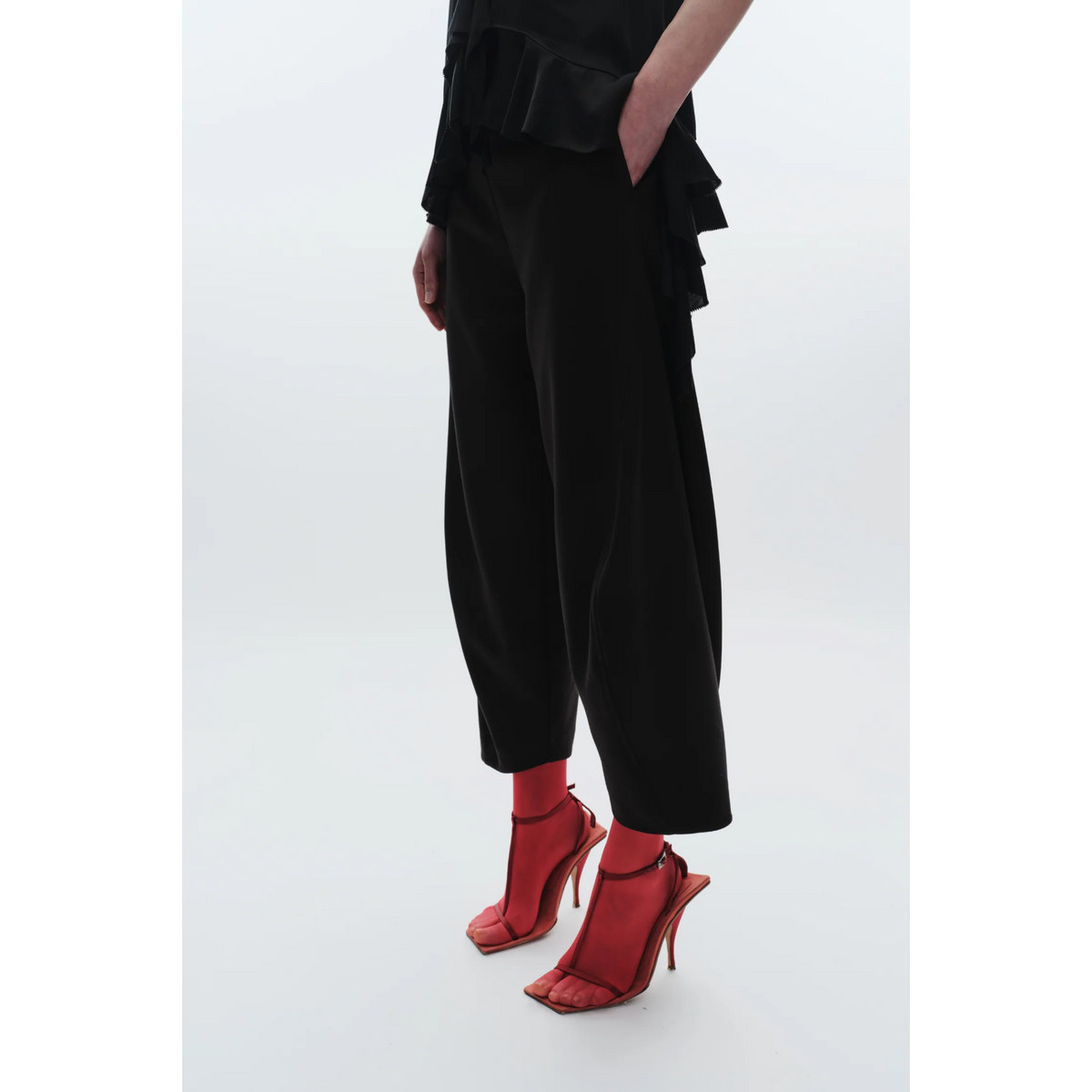 Kelce Barrel Trouser - Black