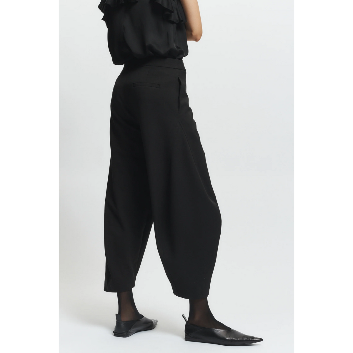 Kelce Barrel Trouser - Black
