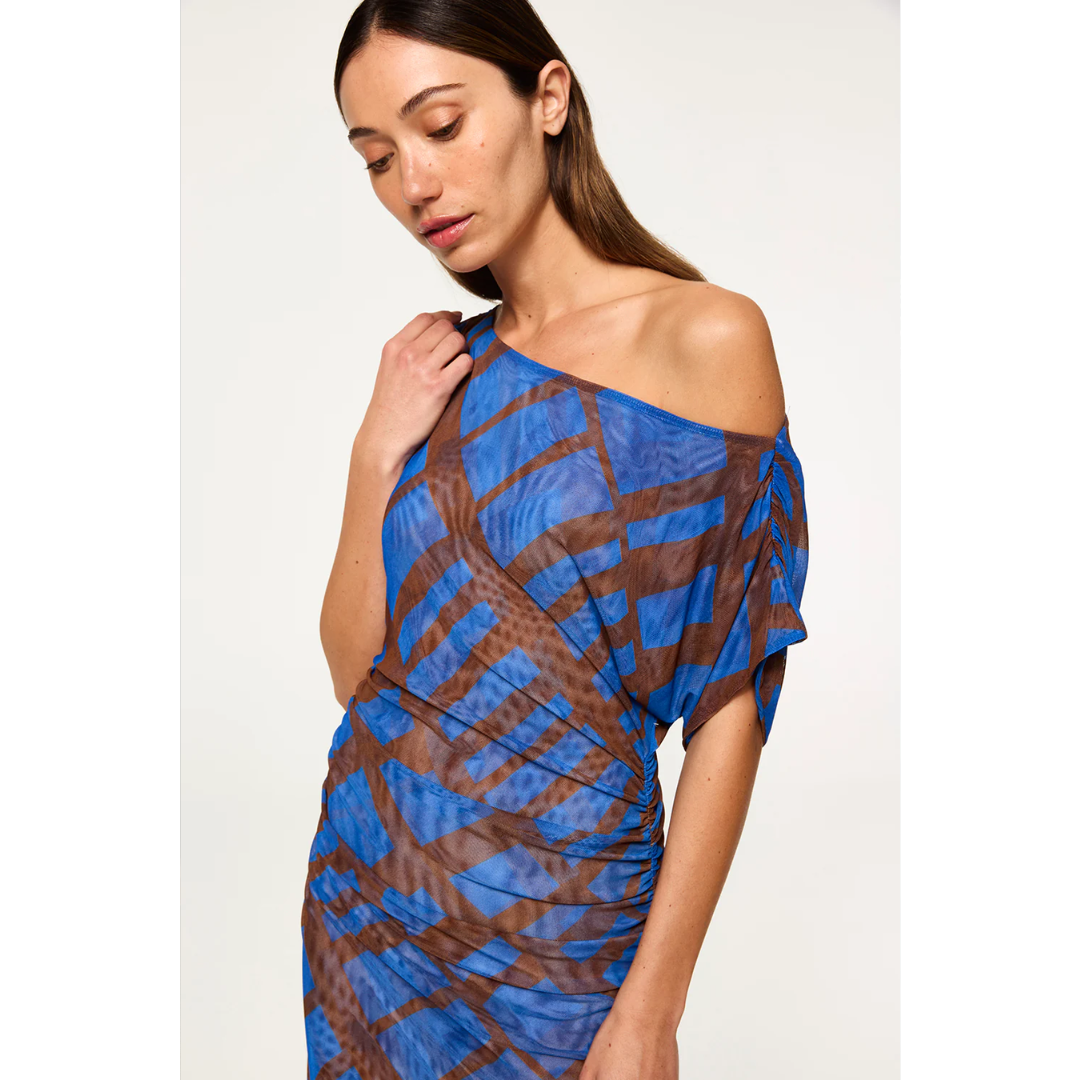 Kiana Dress - Matrix Print
