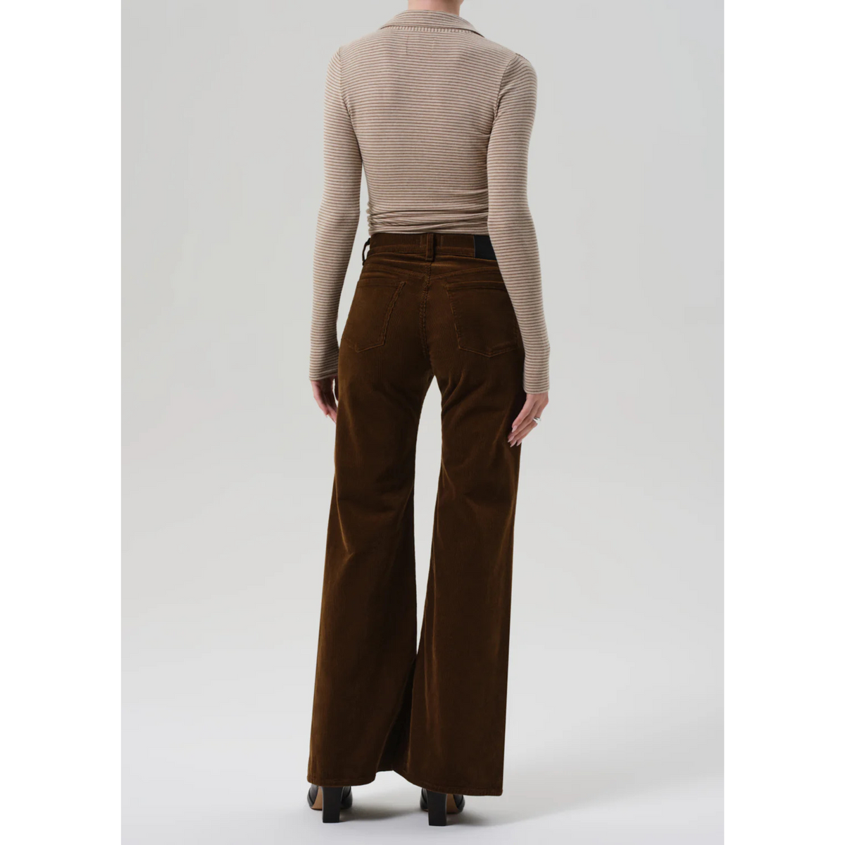 Kimberly Flare with Horsebit Corduroy - Mankuna