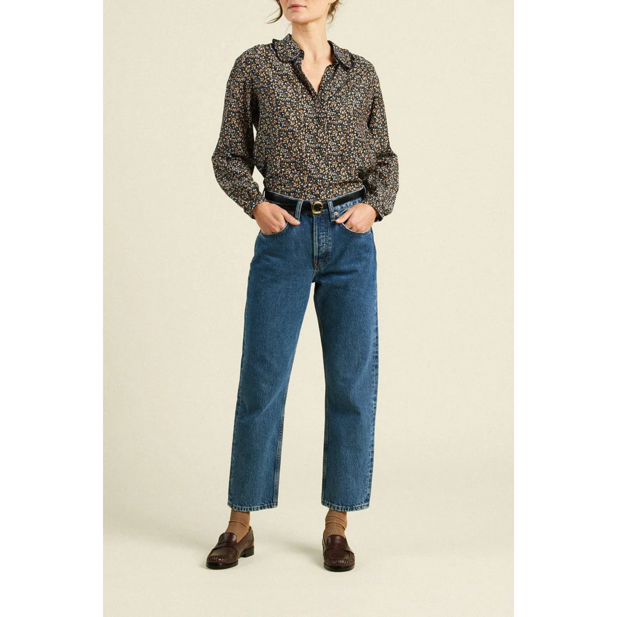 Kinsley Blouse - Nightshadow Ditsy