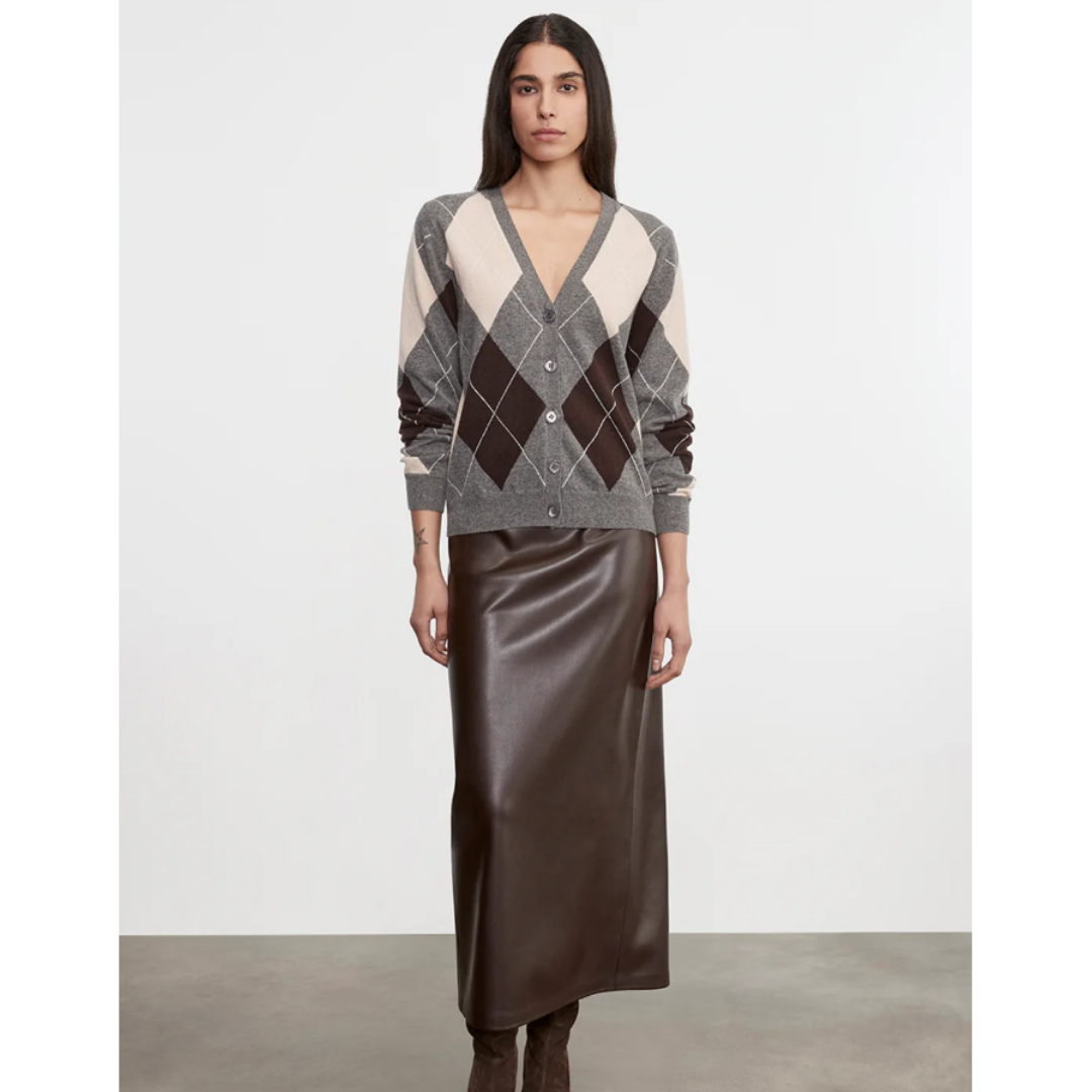 Knit Cashmere Argyle
