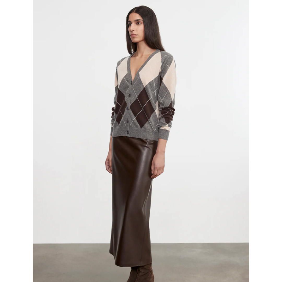 Knit Cashmere Argyle