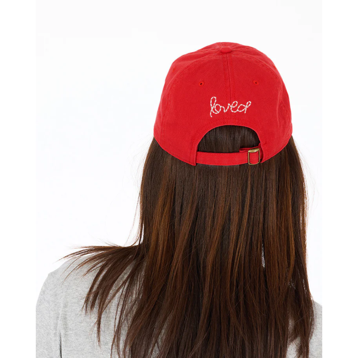 KR Chenille Heart Hat - Cherry Red