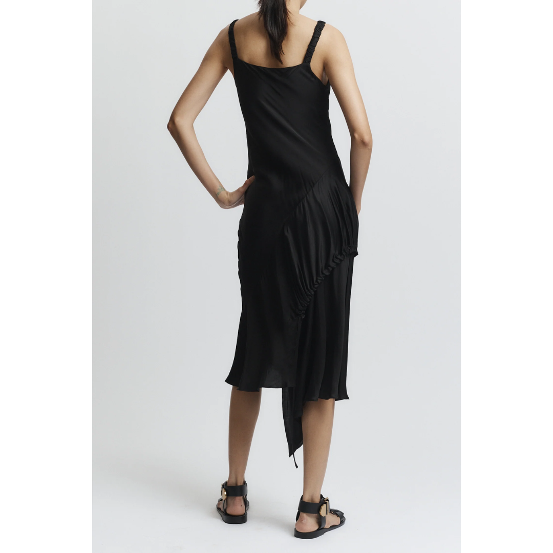 Kayla Asymmetric Midi Dress