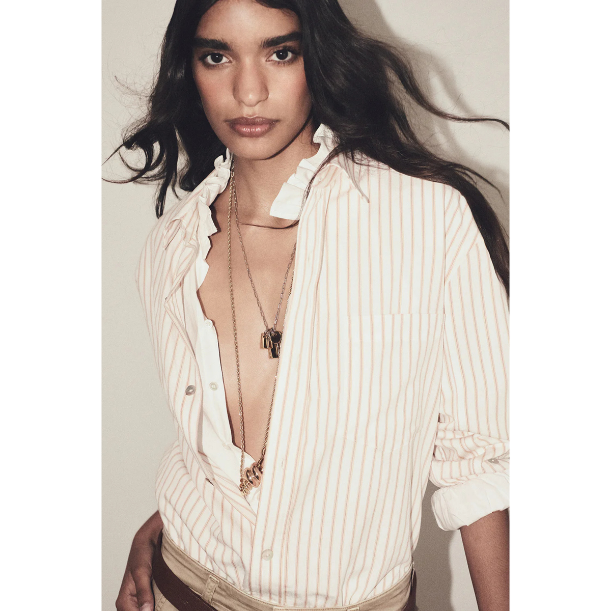 Kayla Shirt - Sherbet Stripe