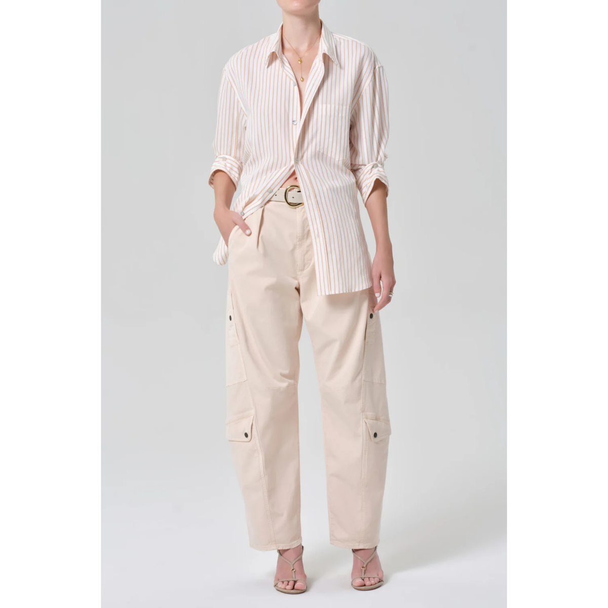 Kayla Shirt - Sherbet Stripe