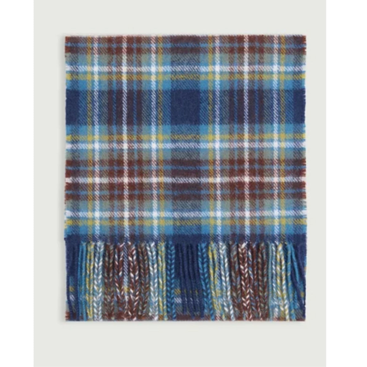 Kela Scarf - Blue/Brown