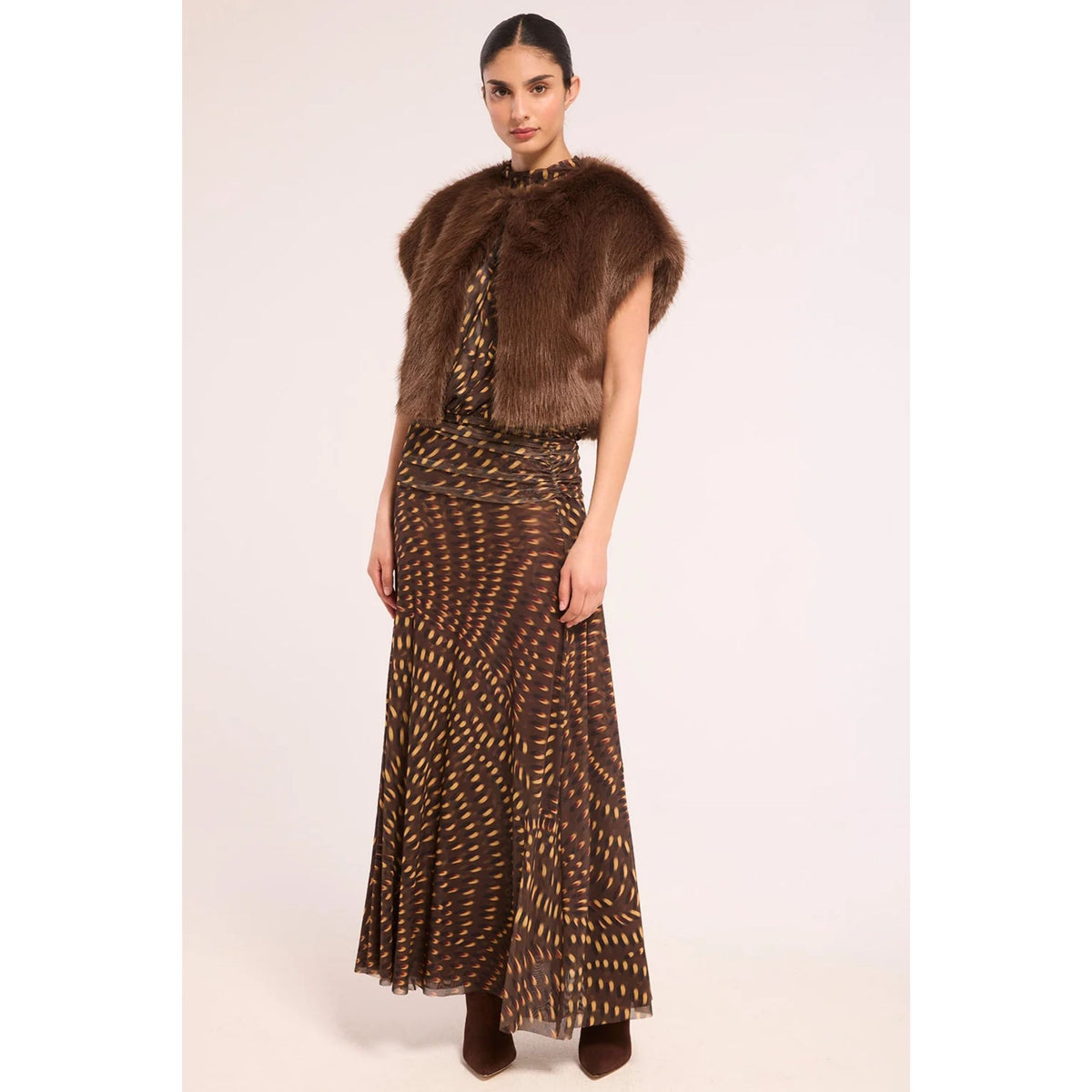 Kira Vest - Dark Brown