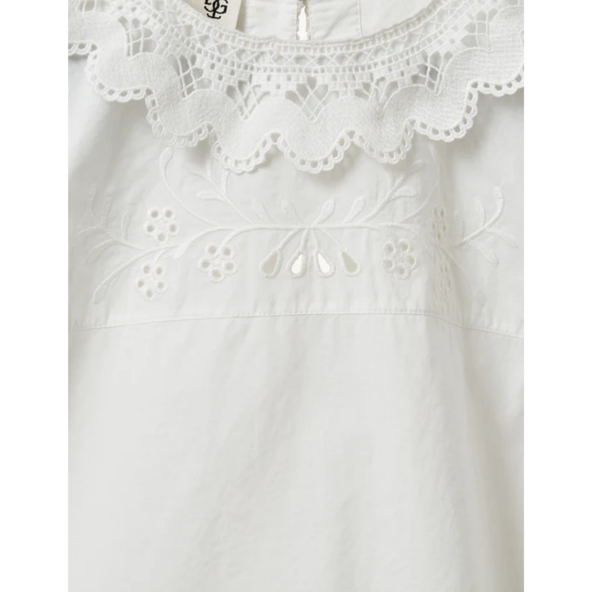 Kirsten Cloth Top - White