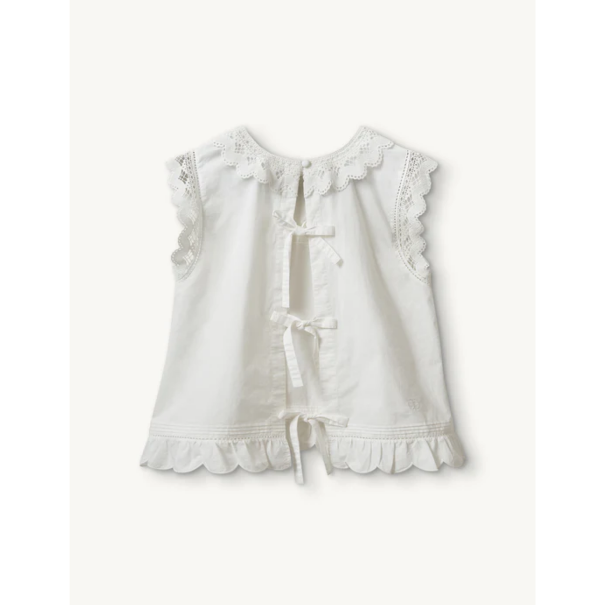 Kirsten Cloth Top - White