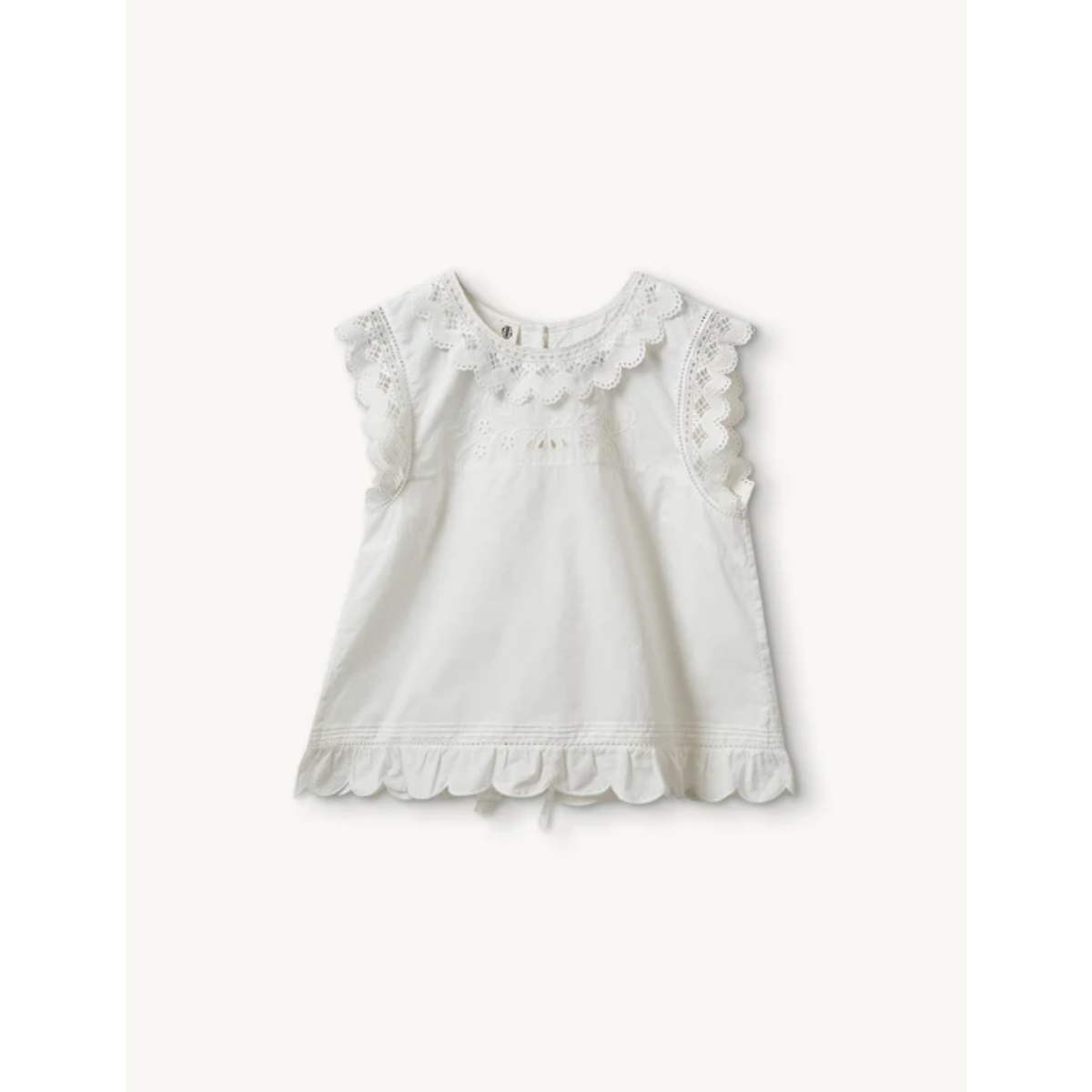 Kirsten Cloth Top - White