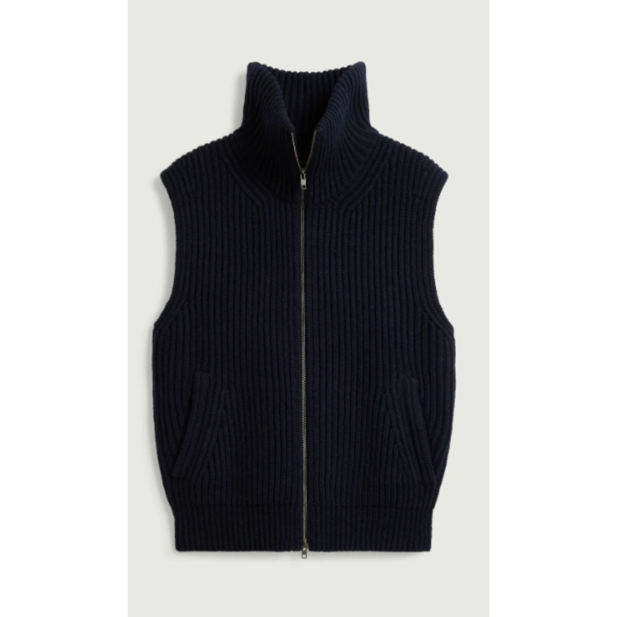 Kristen Oversized Sleeveless Cardigan - Navy