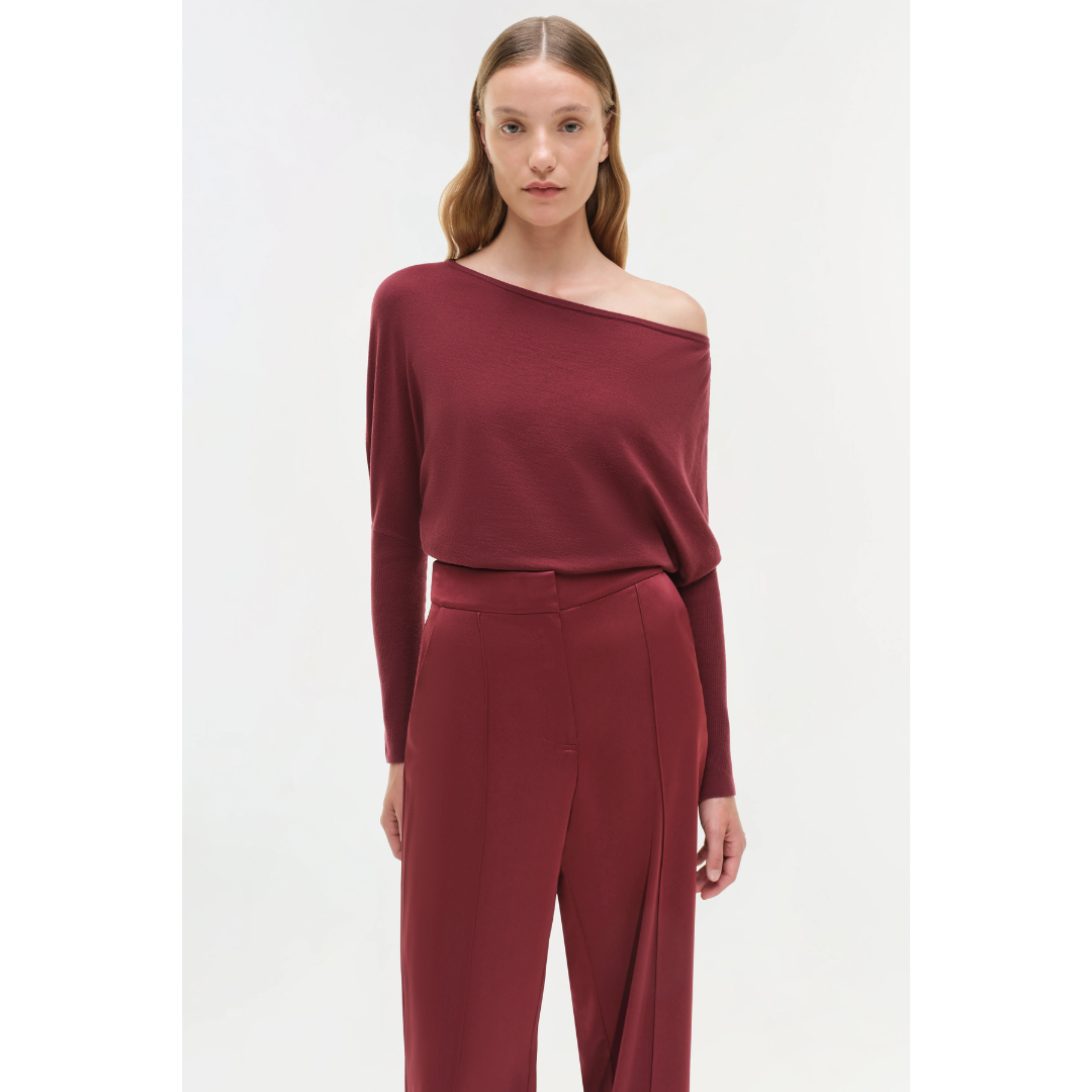 Kyra Satin Wide Leg Pant