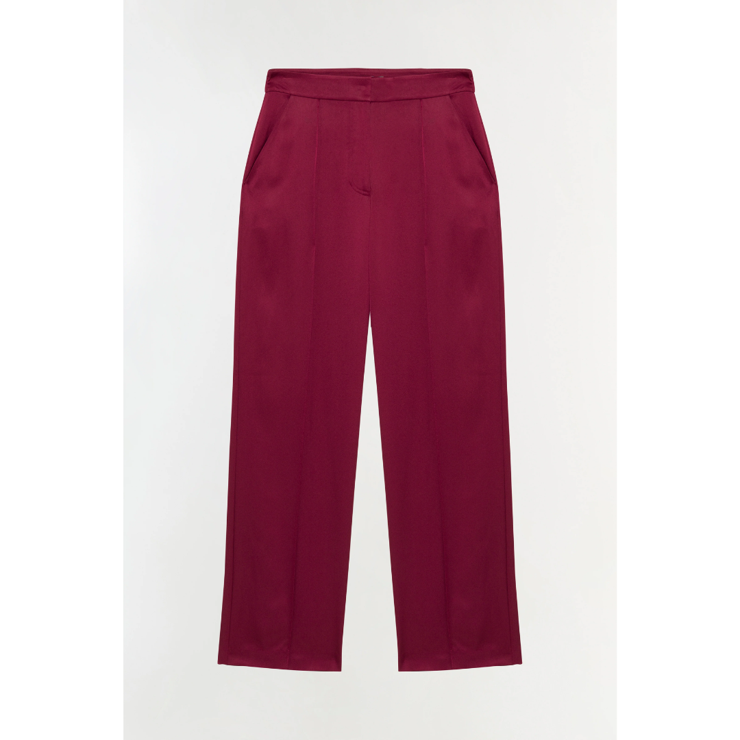 Kyra Satin Wide Leg Pant