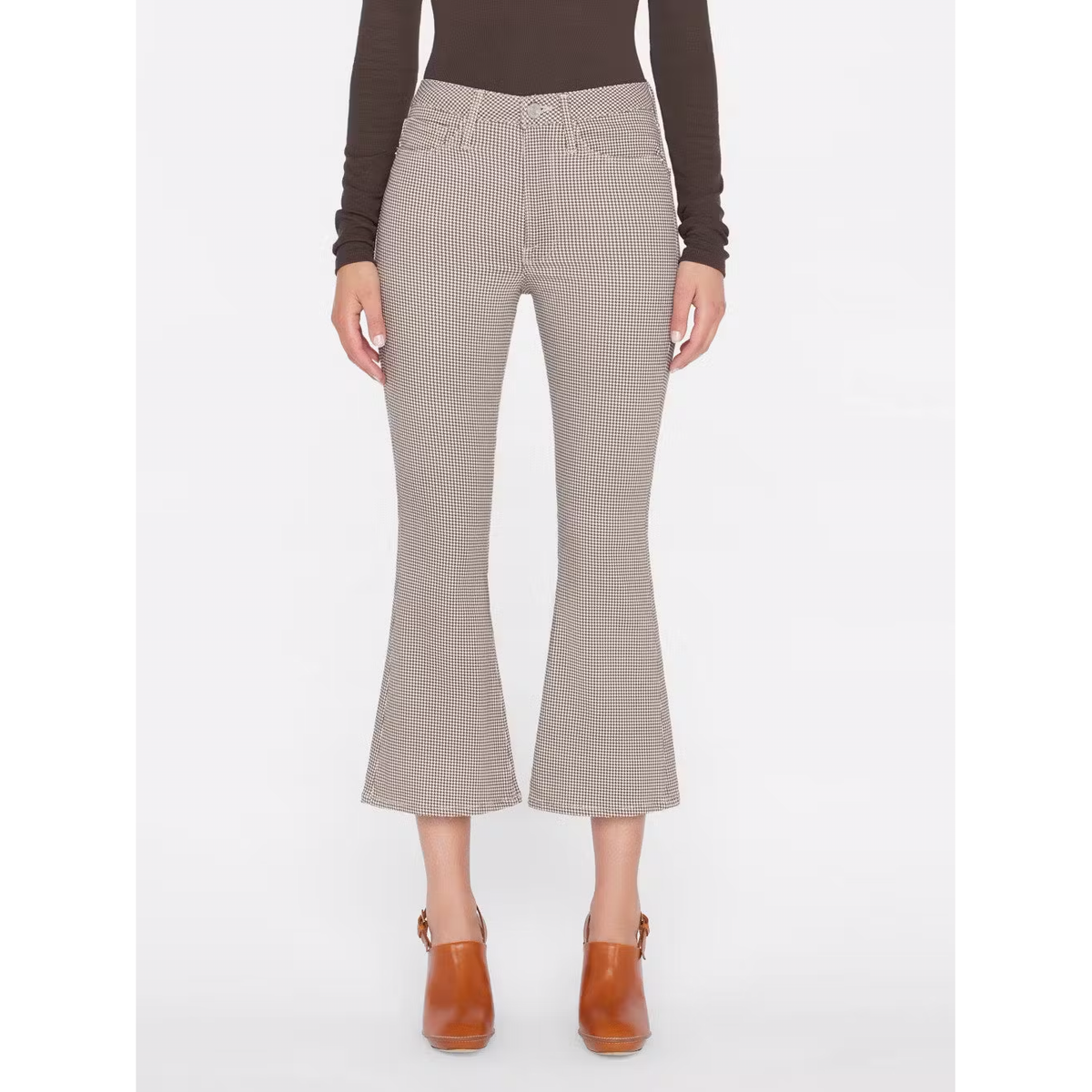 Le Crop Flare - Camel Multi