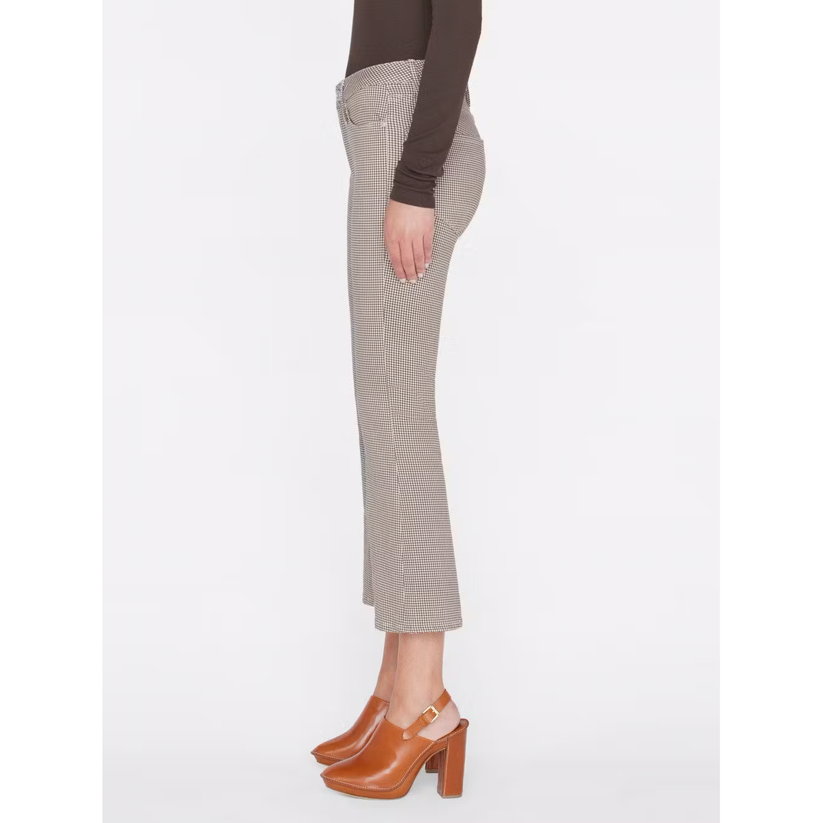 Le Crop Flare - Camel Multi