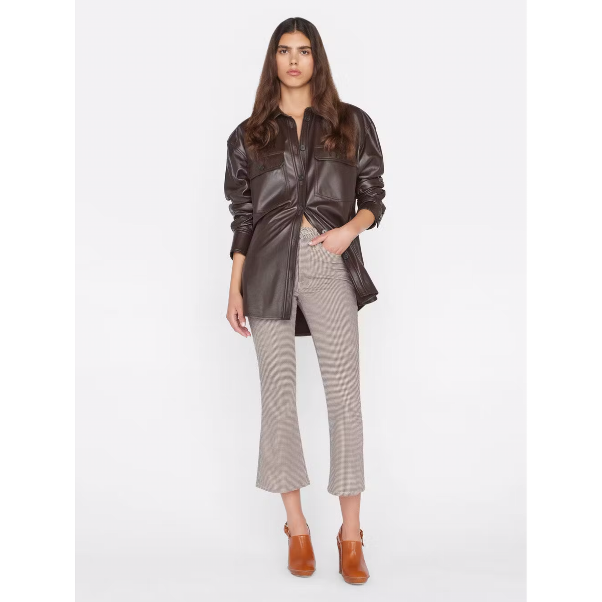 Le Crop Flare - Camel Multi