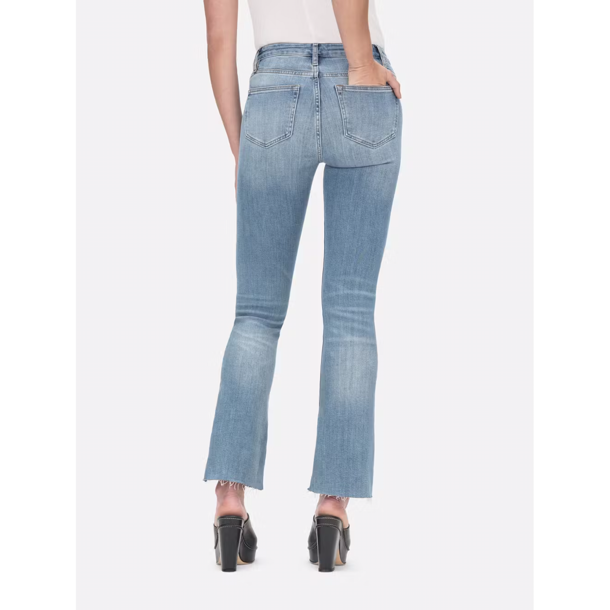 Le Crop Mini Boot Cascade in Wavey