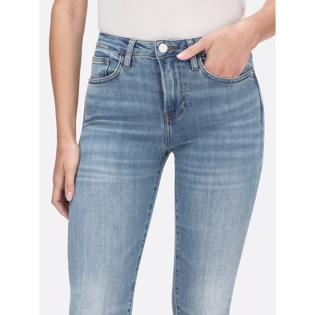 Le Crop Mini Boot Cascade in Wavey