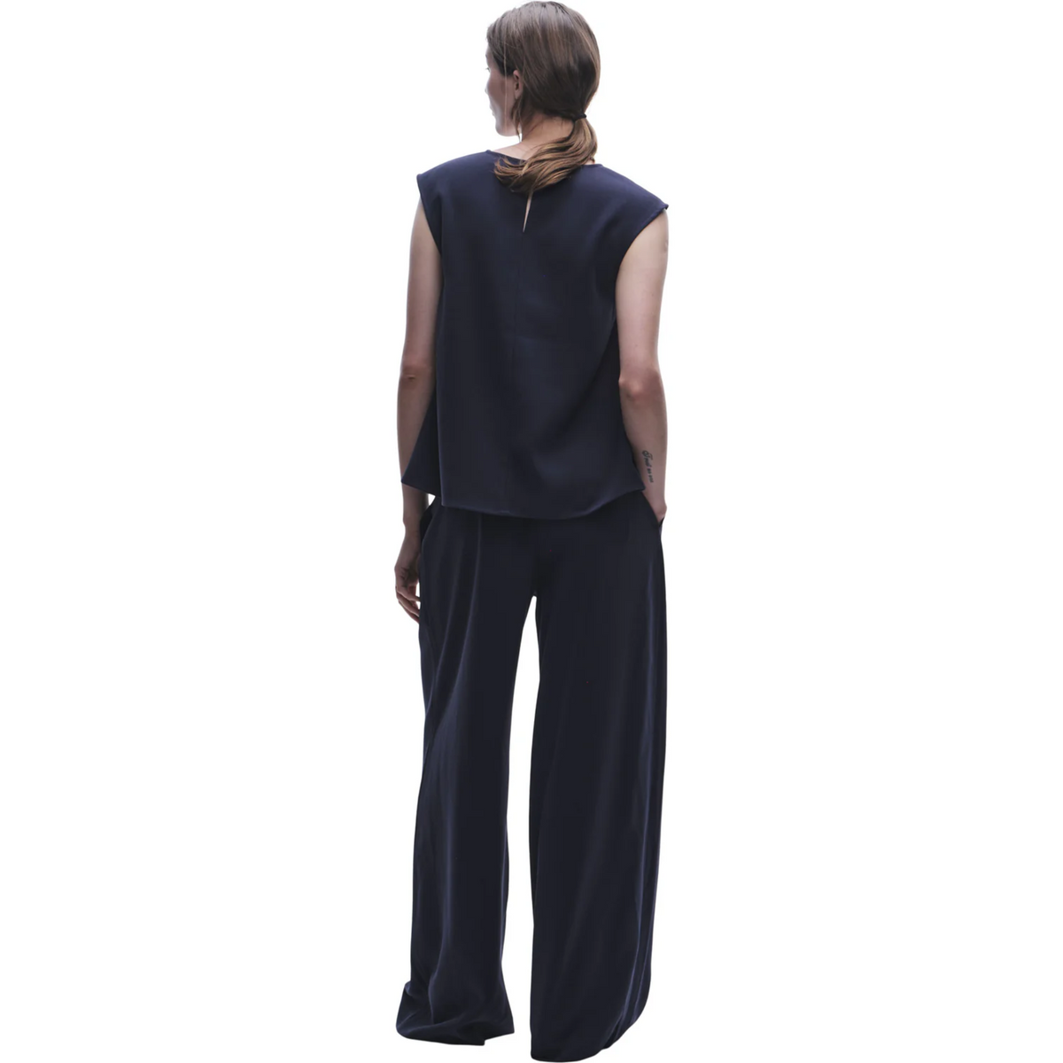 Samantha Swing Top - Navy