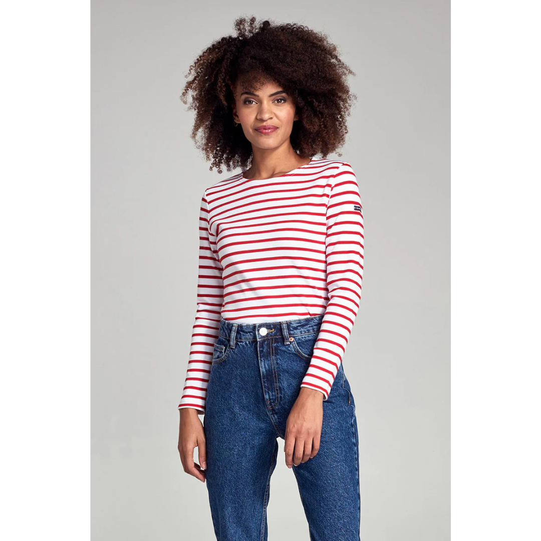 Breton Striped Shirt Thick Cotton