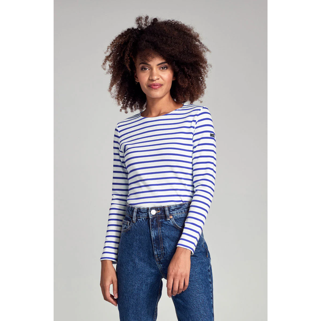 Breton Striped Shirt Thick Cotton