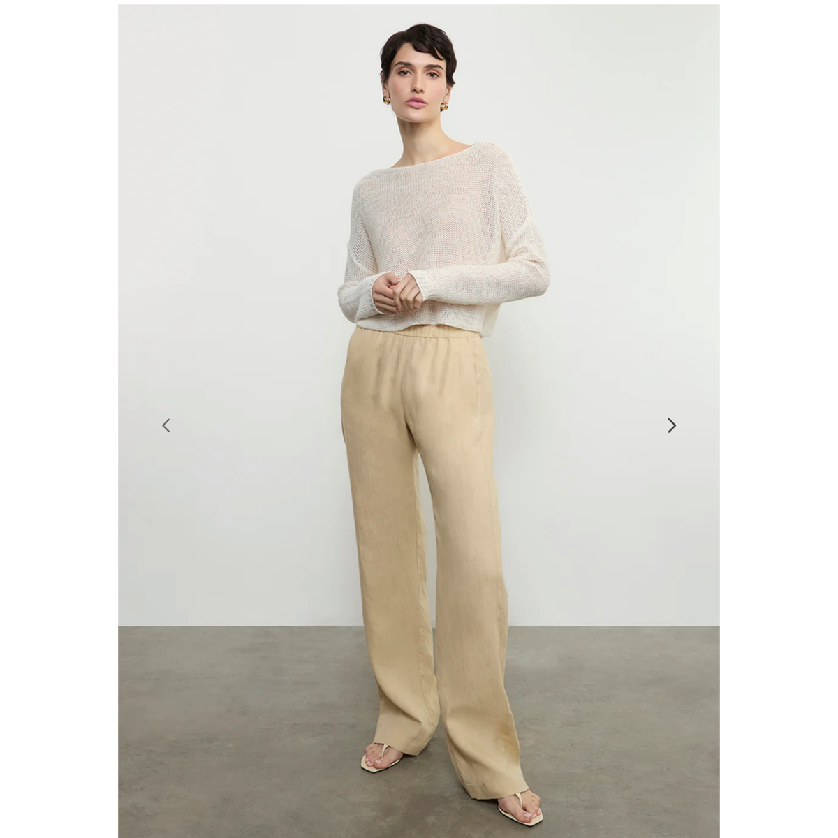 Linen Everywhere Pant - Blonde