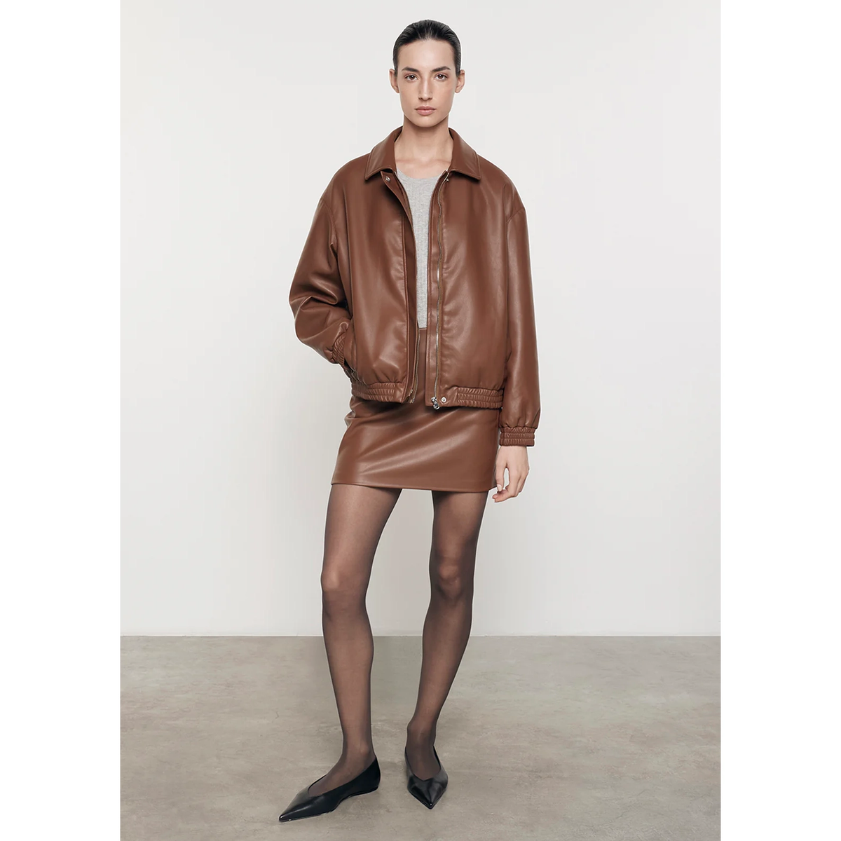 Vegan Leather Jacket