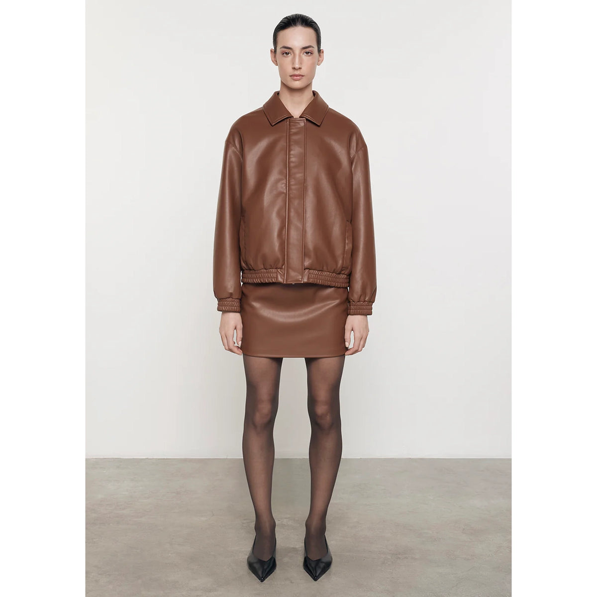 Vegan Leather Jacket
