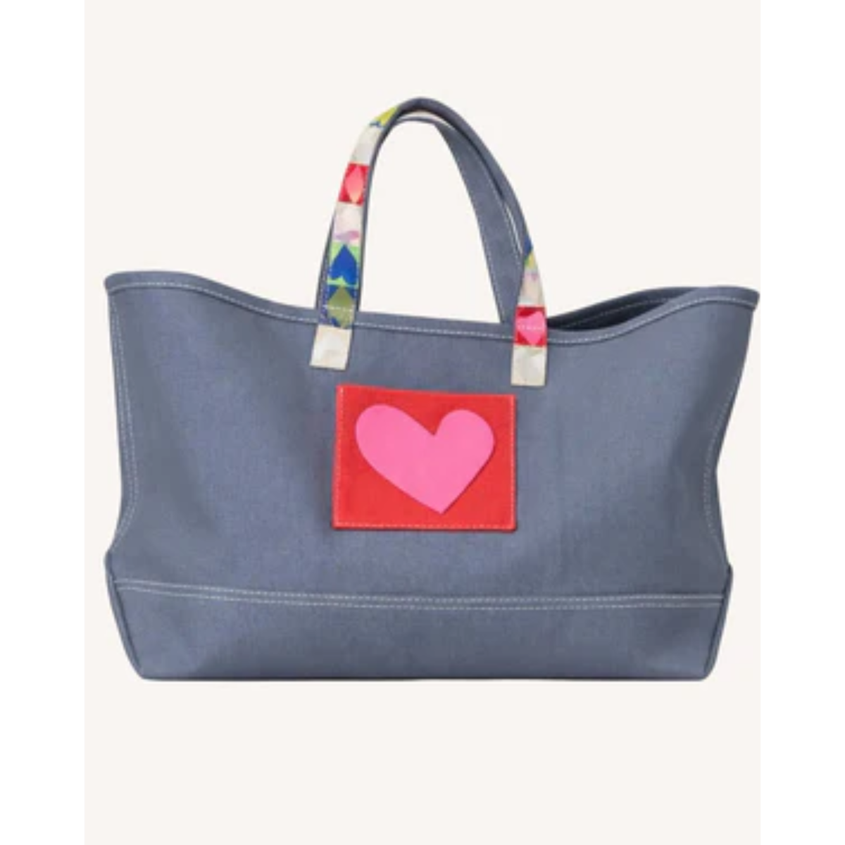 Love All Over Tote - French Blue