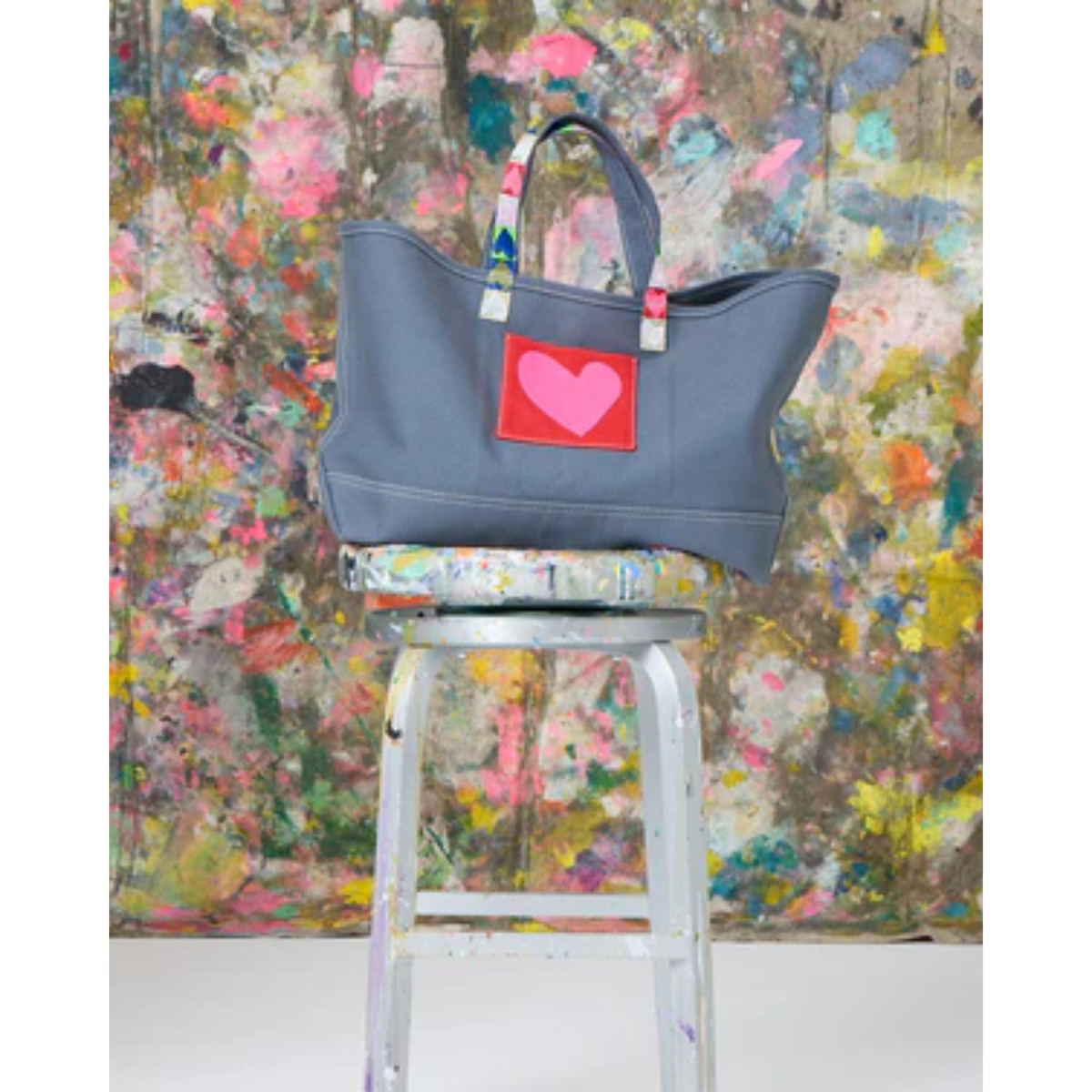 Love All Over Tote - French Blue