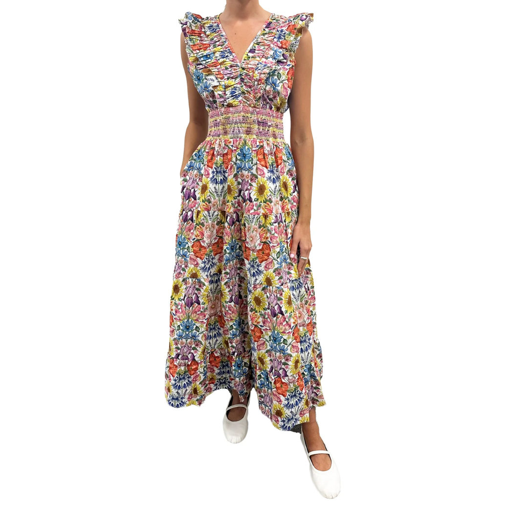 Maribel Midi Dress - Floral Muse
