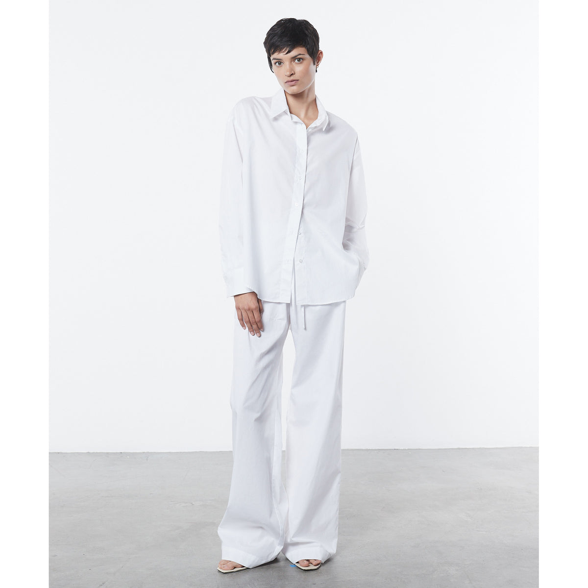 Cotton Shirt in White