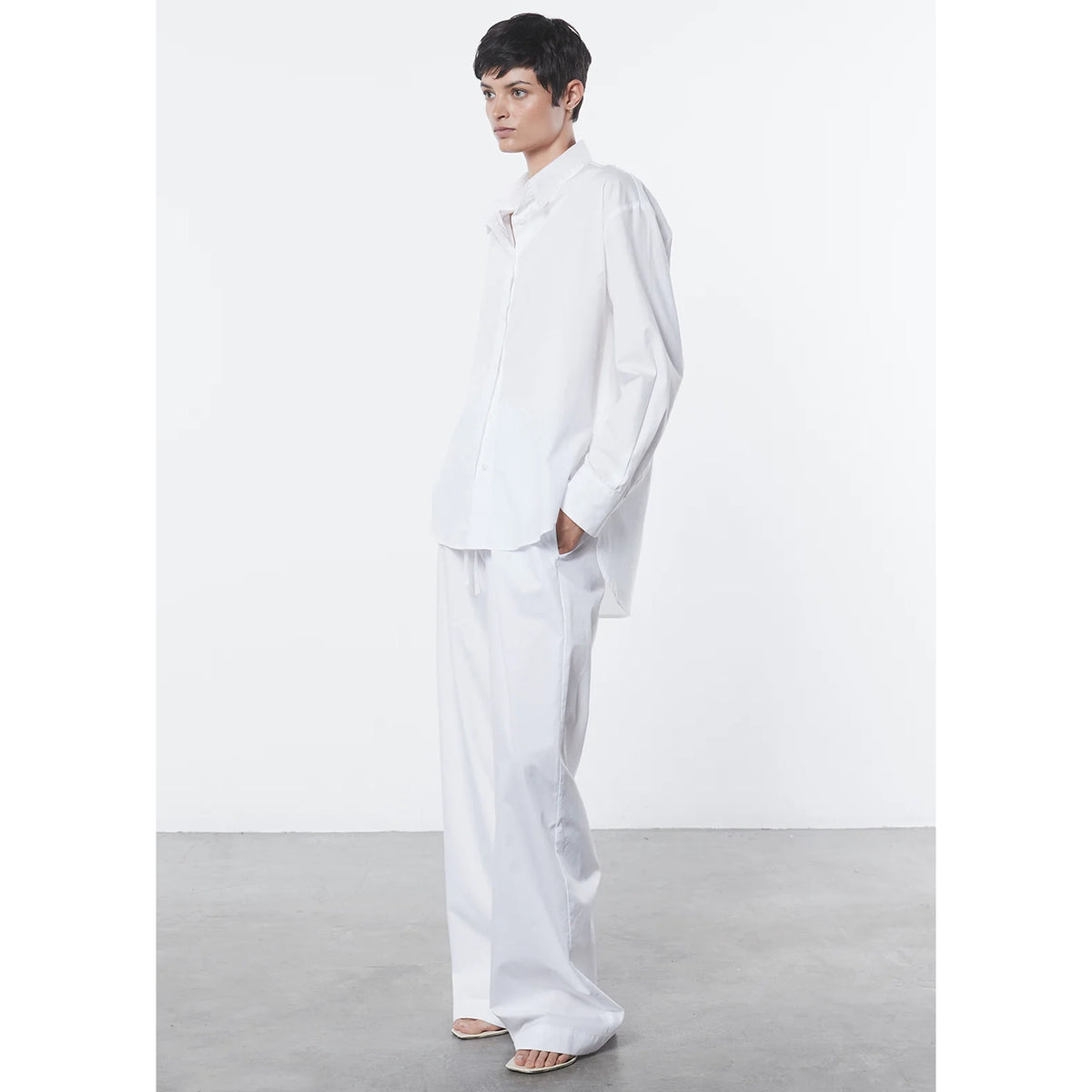 Cotton Shirt in White