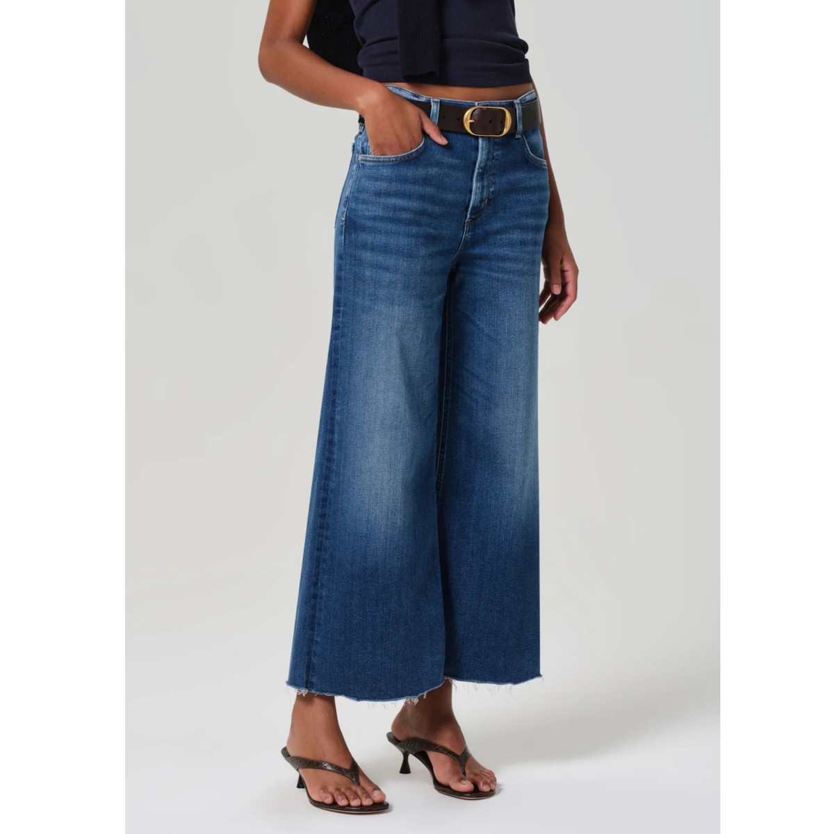 Lyra Wide Leg Crop Raw - Ambry