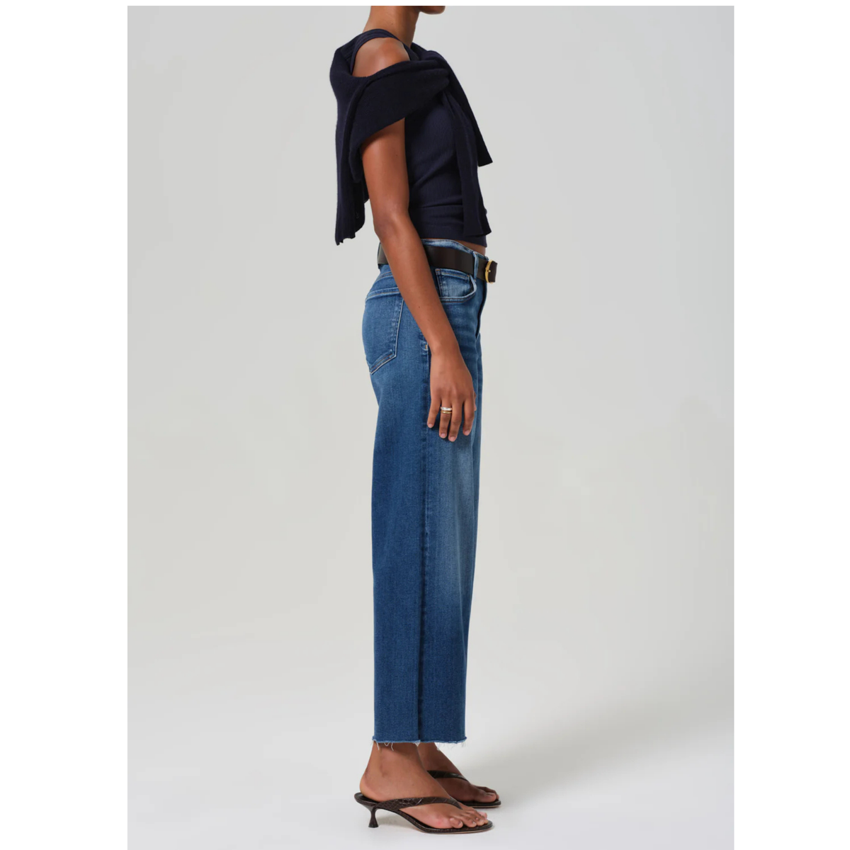 Lyra Wide Leg Crop Raw - Ambry