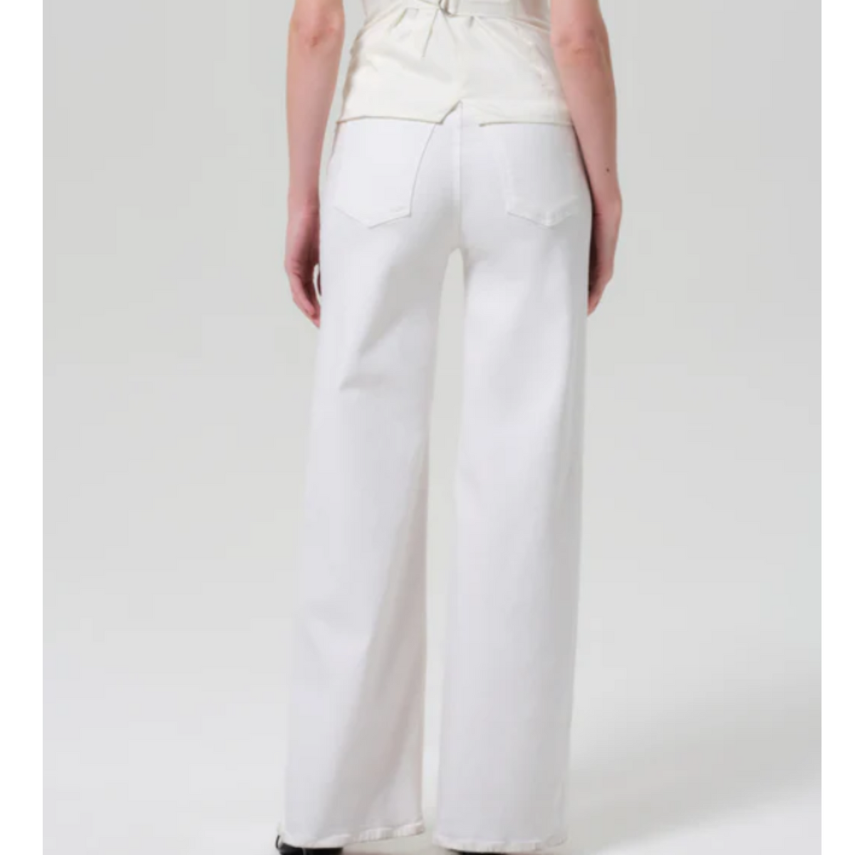 Lyra Long Wide Leg - Soft White
