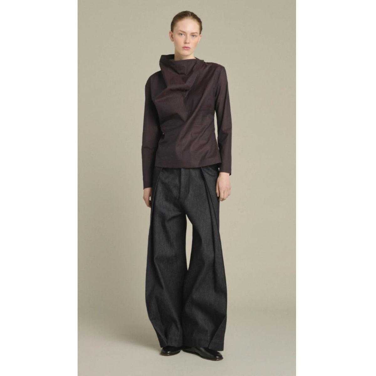 Lana Blouse - Fig/Brown