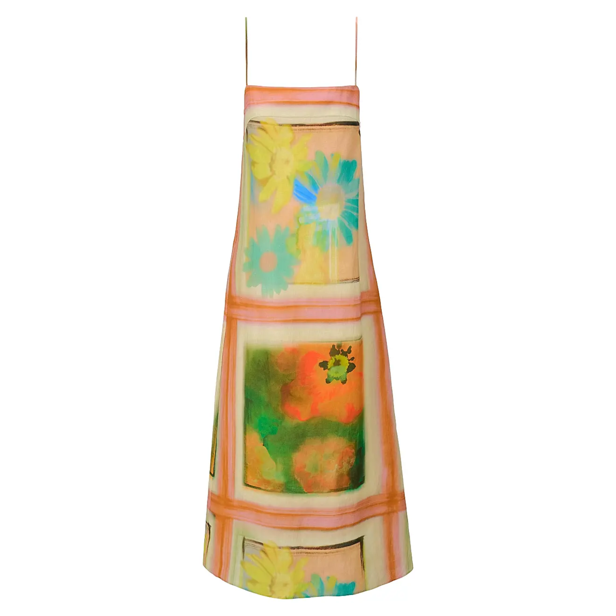 Laura Linen Dress - Superbloom Scarf