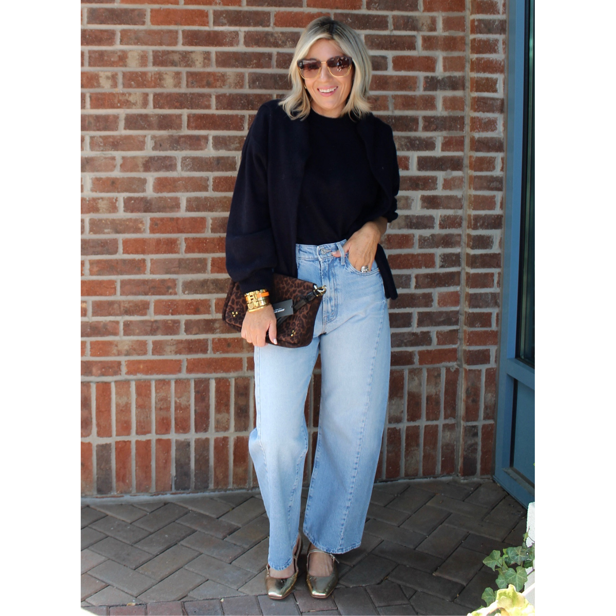 Featherweight Cashmere Layered Crewneck Sweater