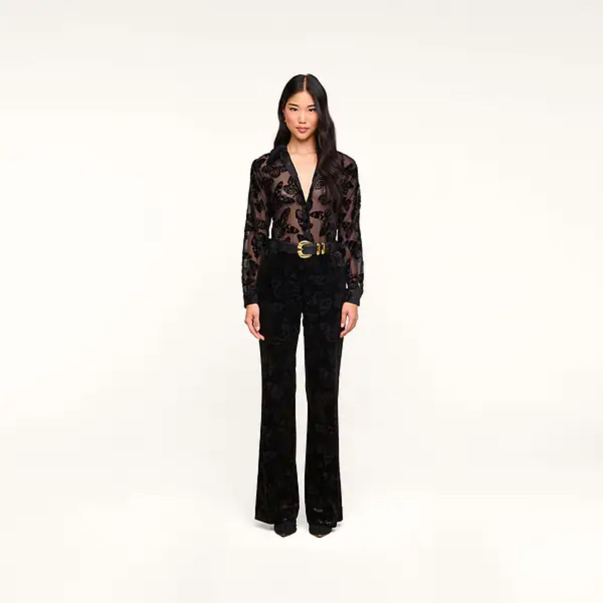 Laurent Blouse - Black Butterfly