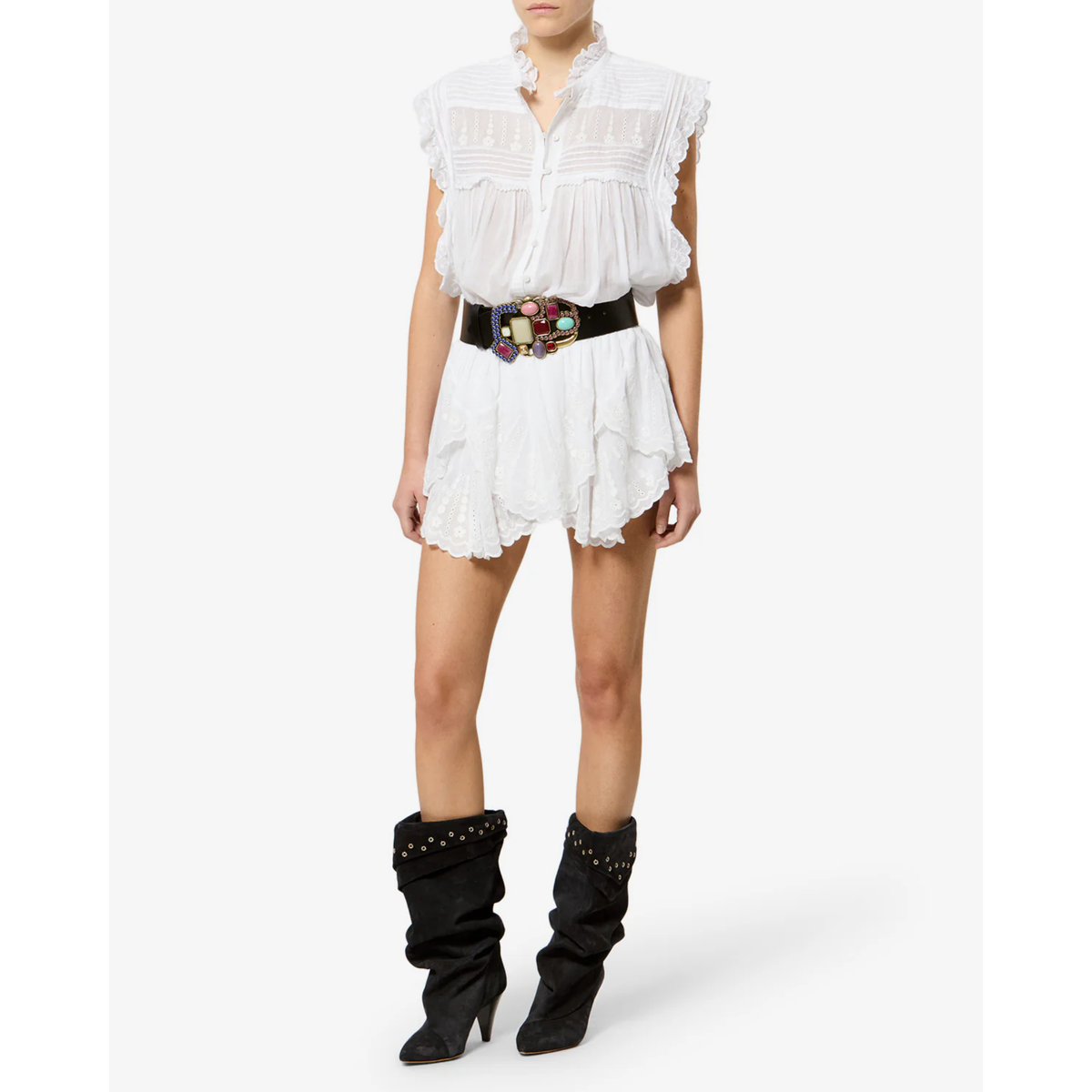 Layale Shorts - White