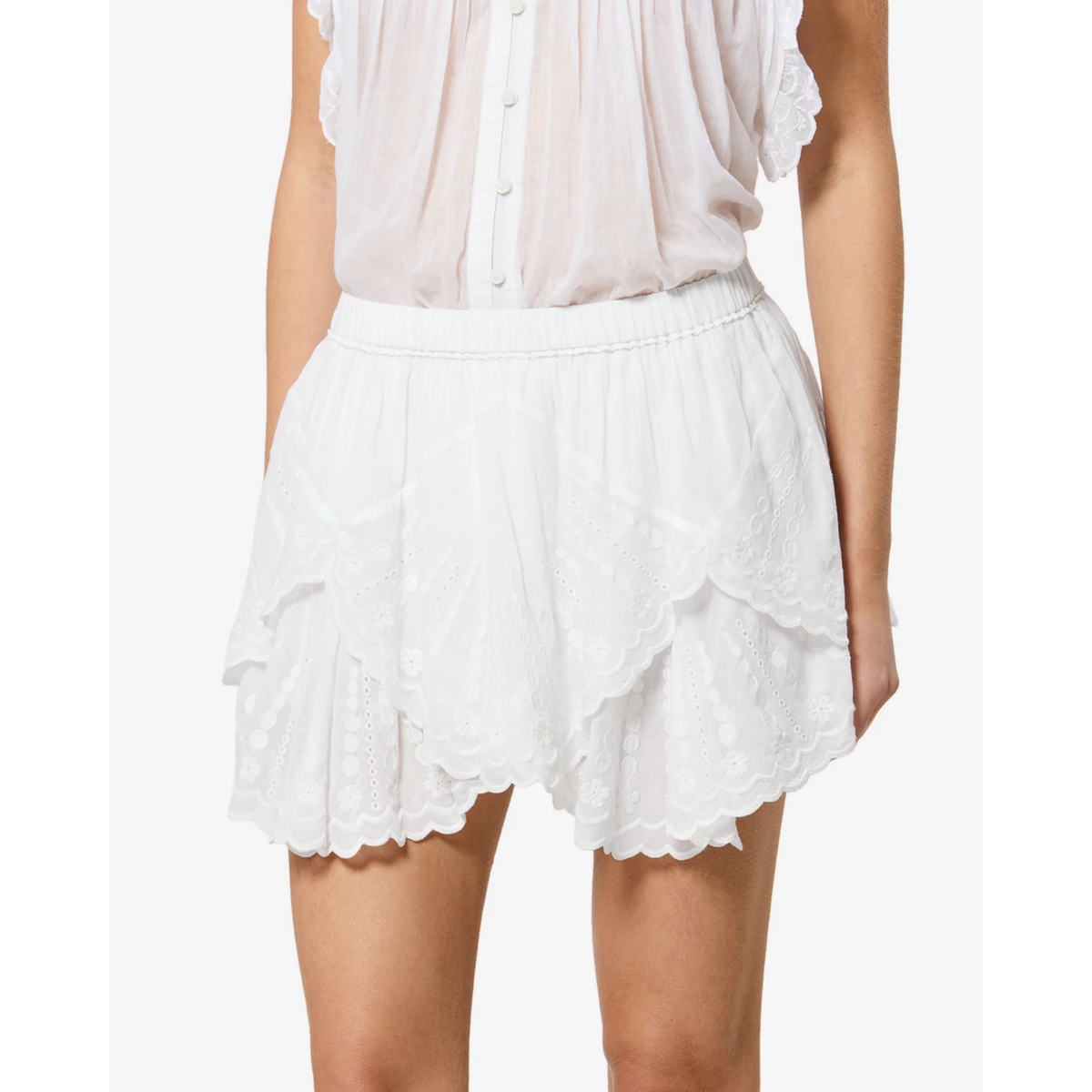 Layale Shorts - White